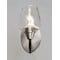 Maxim Lighting Goblet 1-Light 4.75" Wide Black / Satin Nickel Wall Sconce 26121CLBKSN - alternate 2
